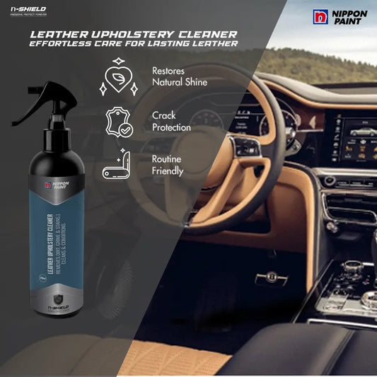 Nippon Paint n-Shield Leather Upholstery Cleaner 250ml | Protects Leather, Cleans & Conditions | No. 1 Paint In Asia Pacific