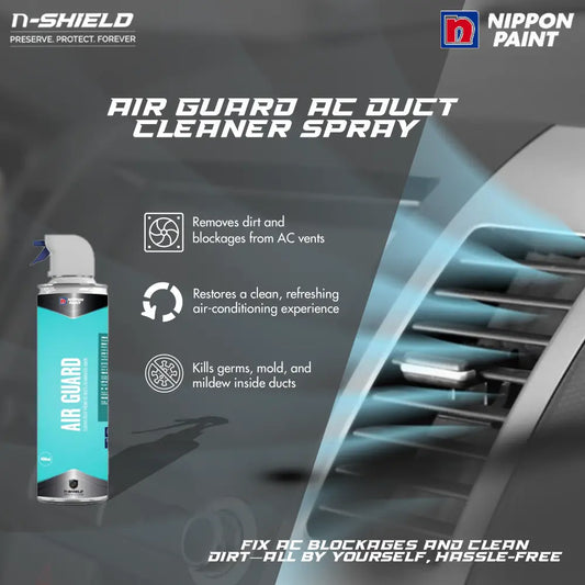 Nippon Paint n-Shield Air Guard AC Duct Cleaner Spray 400ml | Removes Dust, Odour & Bacteria, Improves Air Quality | No.1 Paint In Asia Pacific