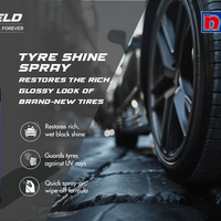 Nippon Paint n-Shield Tyre Shine Spray 250ml | Long Lasting Gloss, Restores Black Finish, Protects from Dust & Fading
