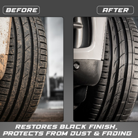 Nippon Paint n-Shield Tyre Shine Spray 250ml | Long Lasting Gloss, Restores Black Finish, Protects from Dust & Fading