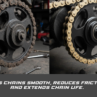 Nippon Paint n-Shield Chain Lubricant Spray 150ml | Reduces Friction, Ensures Smooth & Quiet Operation, Protects Bike & Motorcycle Chains