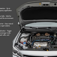 Nippon Paint n-Shield Rat Repellent Coating Spray 500ml | Protects Car Engine Wires from Rodents, Long Lasting Protection