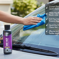 Nippon Paint n-Shield Car Windshield Wash 250ml | Dilutable, Removes Dirt, Bird Droppings, Stains, Clear View | No. 1 Paint In Asia Pacific