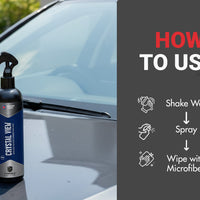 Nippon Paint n-Shield Car Glass Cleaner Spray 250ml | Repels Dust/Rain, Removes Stubborn Residue, Hydrophobic | No. 1 Paint In Asia Pacific