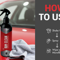 Nippon Paint n-Shield Rim Clean Spray 250ml | Wheel & Alloy Cleaner, Removes Brake Dust, Dirt & Stains